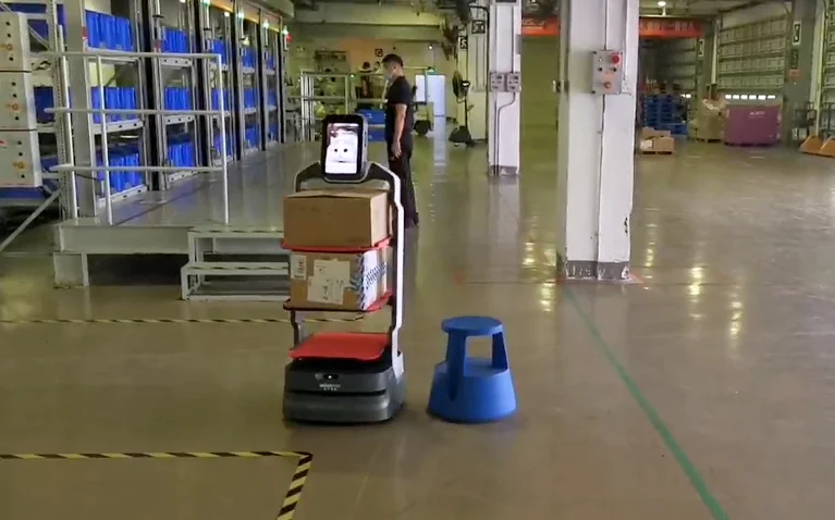 中国江蘇省工場がオリオンスターロボティクス株式会社の「配送ロボット」を導入